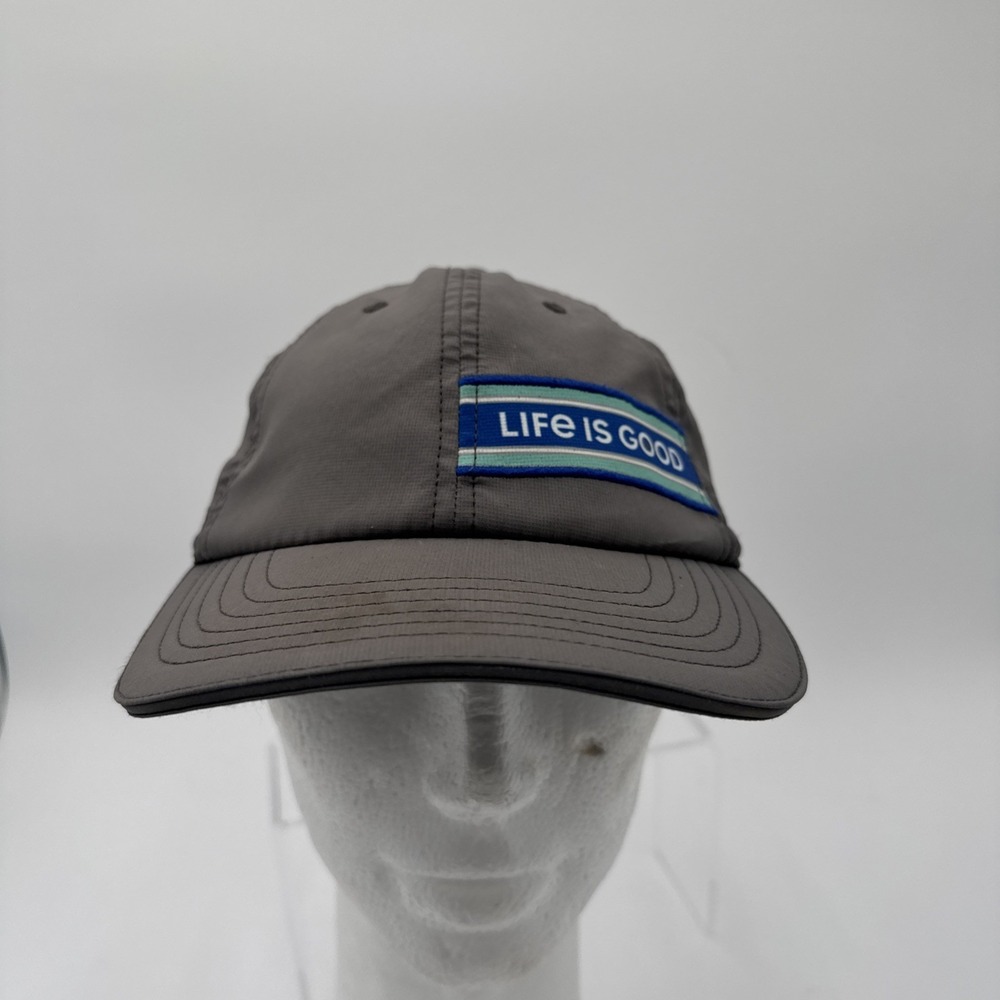 Life is Good Active Chill Cap LIG Stripes Slate Gray One Size 65085